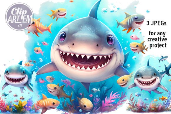Download Shark Wall Art Undersea - Shark Collection
